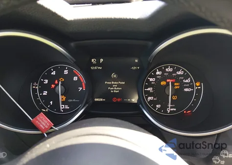 2018 Alfa Romeo Stelvio Ti Sport Awd z USA, uszkodzony, nr VIN ZASFAKNN7J7C01515